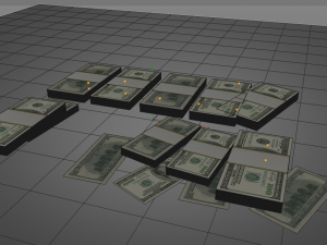 dollar stack 3D Model