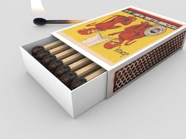 match box 3D Model .c4d .max .obj .3ds .fbx .stl .blend 