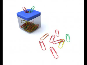 paperclip doos 3D Model