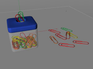 paper clip box 3D Model