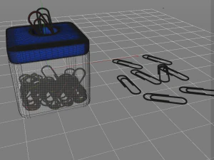 paper clip box 3D Model
