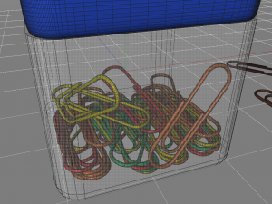 paper clip box Modello 3D