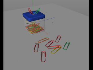 paper clip box Modello 3D
