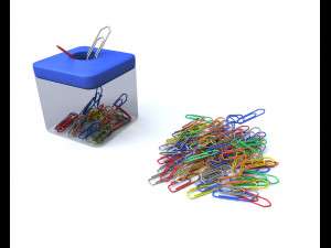paper clip box v2 3D Model