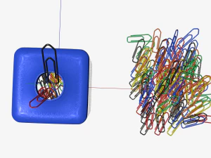paper clip box v2 3D Model