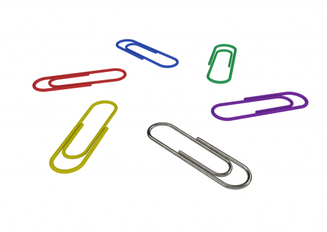 paper clips 3Dモデル .c4d .max .obj .3ds .fbx .stl .blend 