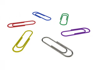 канцелярські скріпки 3D Модель