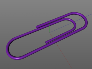 paper clips 3Dモデル