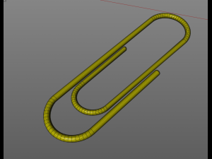paper clips 3Dモデル