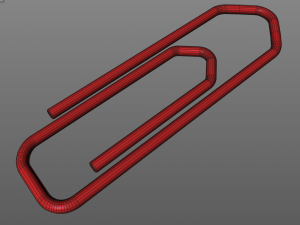 paper clips v2 3D Model