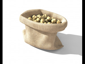 sack of potatoes 3D 模型