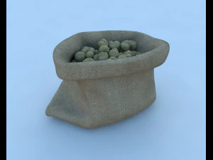 sack of potatoes 3D Model