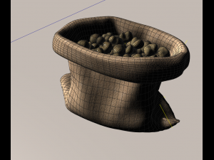 sack of potatoes 3D 모델