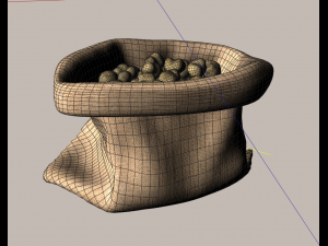 sack of potatoes 3D 모델