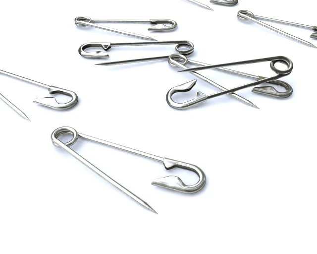 безпечна шпилька 3D Модель .c4d .max .obj .3ds .fbx .stl .blend 