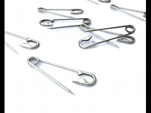 safety pin 3D Model