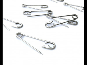safety pin 3Dモデル