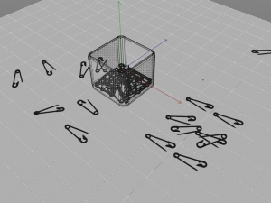 safety pin Modèle 3D
