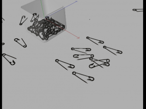 safety pin Modèle 3D