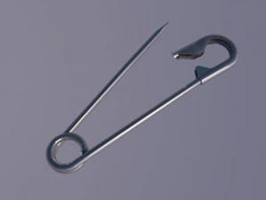 безпечна шпилька 3D Модель