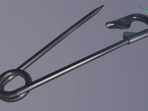 безпечна шпилька 3D Модель