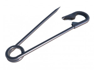 safety pin Modèle 3D