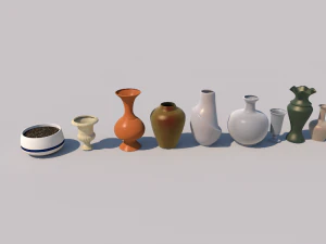 vase collection 3D Model