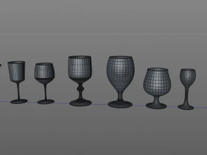 vase collection 3D Model