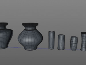 vase collection Modèle 3D