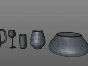 vase collection 3D Model