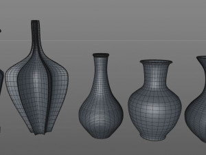 vase collection Modèle 3D