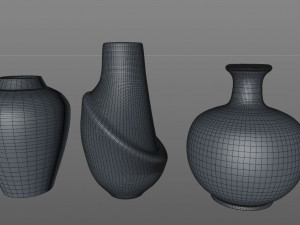 vase collection Modèle 3D