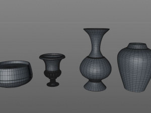 vase collection Modèle 3D