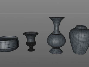 vase collection 3D Model