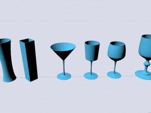 vase collection 3D Model