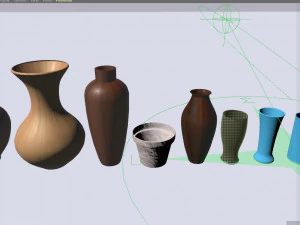 vase collection 3D Model