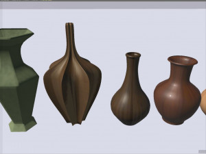 vase collection Modèle 3D