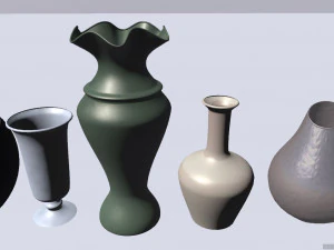 vase collection 3D Model