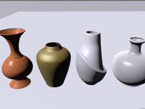 vase collection 3D Model
