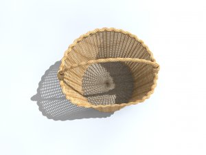 wicker basket 3D Model