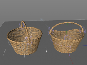 wicker basket 3D Model