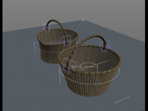 wicker basket 3D Model