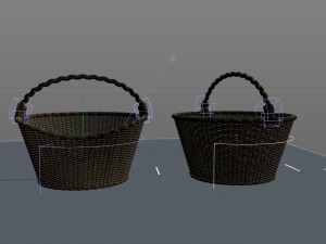 wicker basket 3D Model