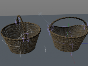 wicker basket 3D Model