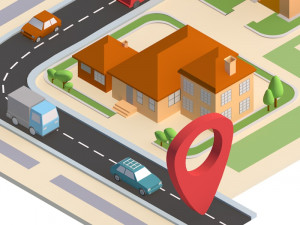 city low poly 3D 模型
