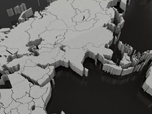 world time zones 3D Model