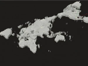 world time zones 3D Model