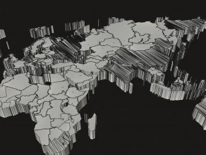 world time zones 3D Model