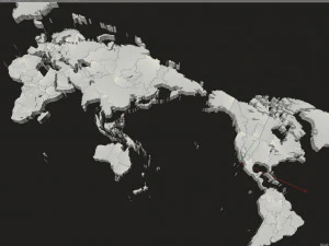 world time zones 3D Model