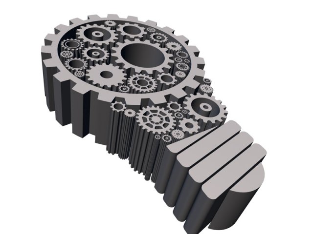 bulb gear Modello 3D .c4d .max .obj .3ds .fbx .stl .blend 
